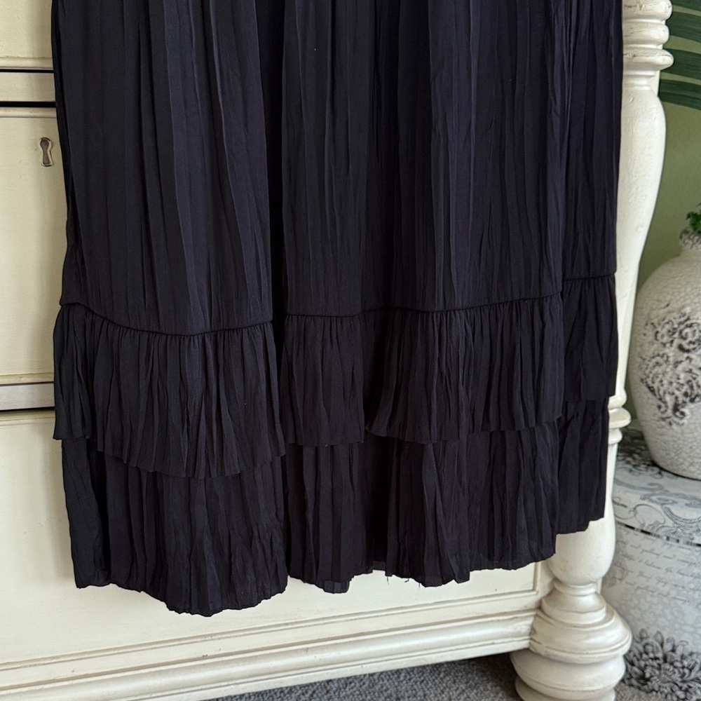 White House Black Market Black Midi Dress - Picture 4 of 9